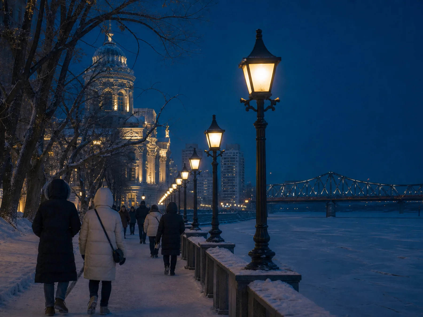 First visual context: Winter incentive in Harbin: warmth as part of production