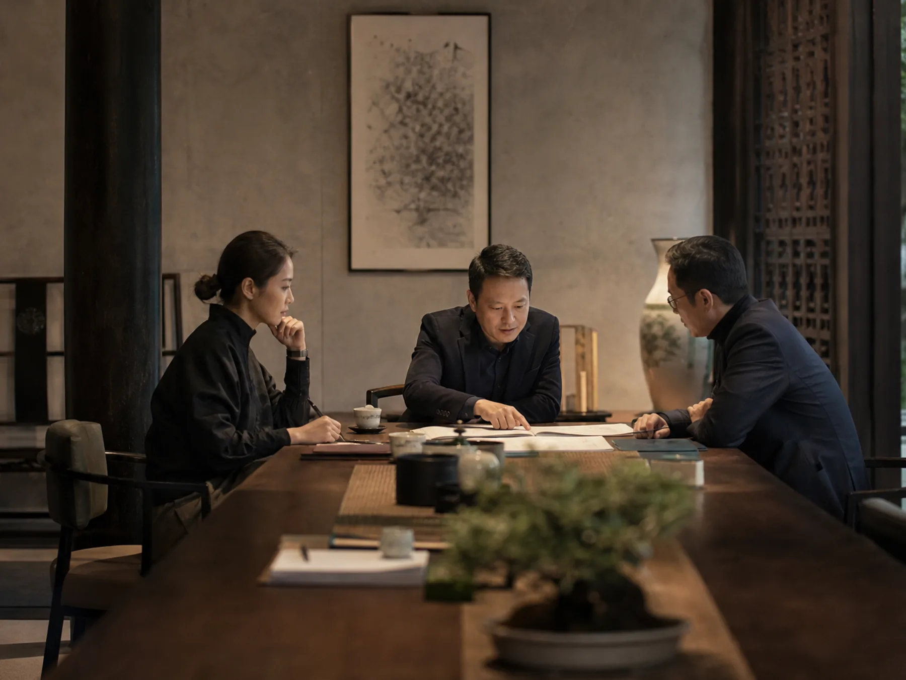 Executive retreat in Suzhou: production detail