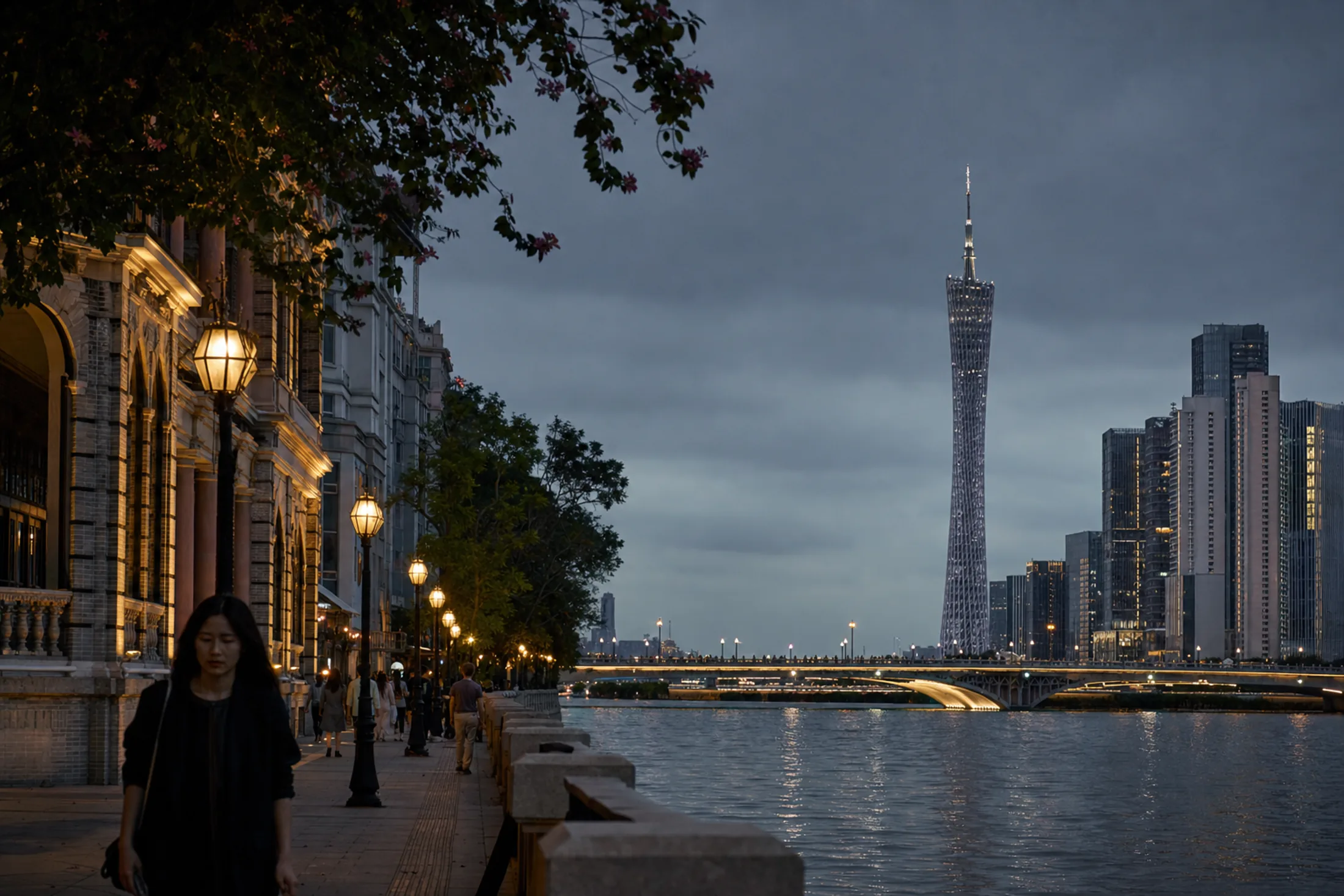 Guangzhou: evening programme and weather fallback
