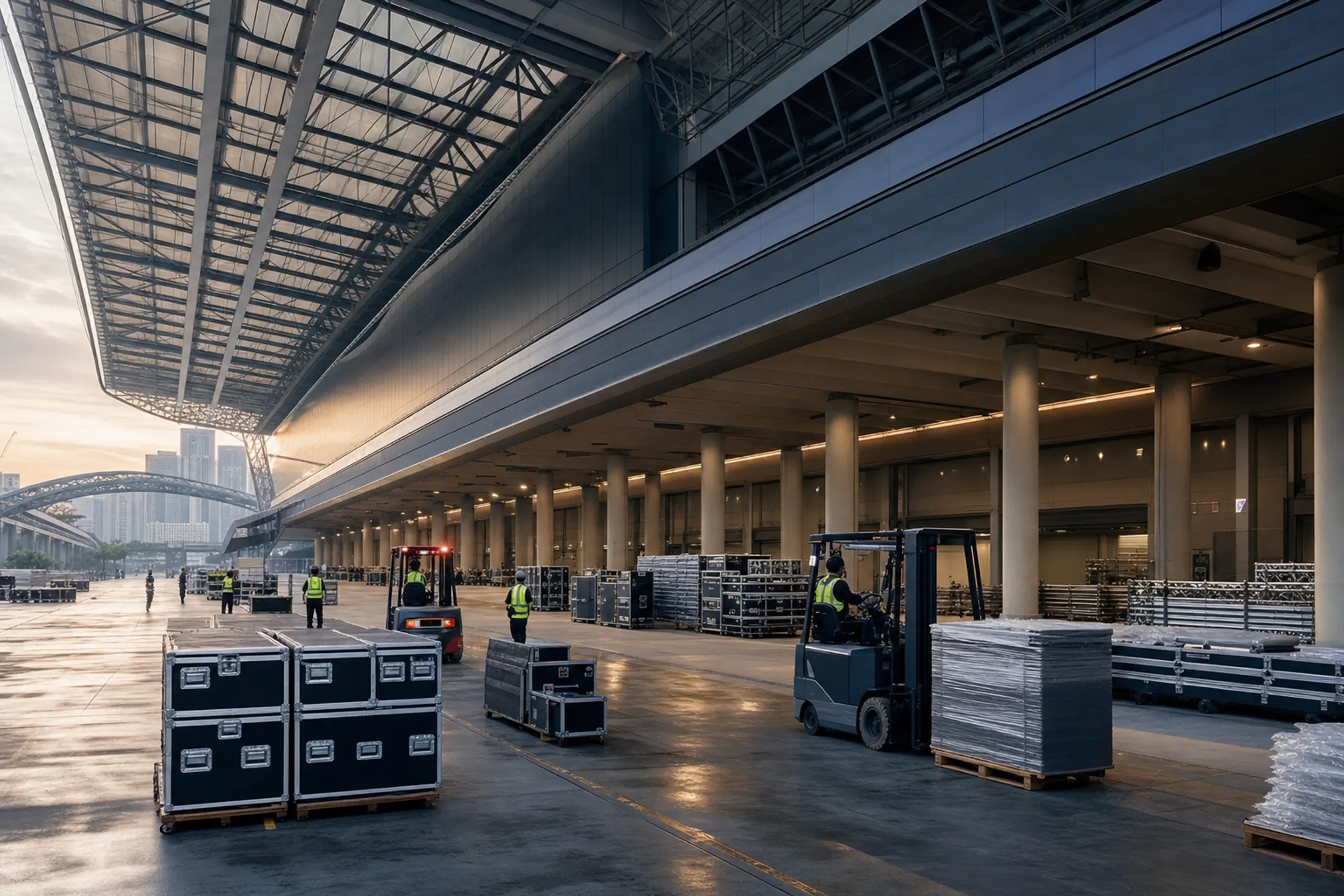 Guangzhou: exhibition logistics and freight route