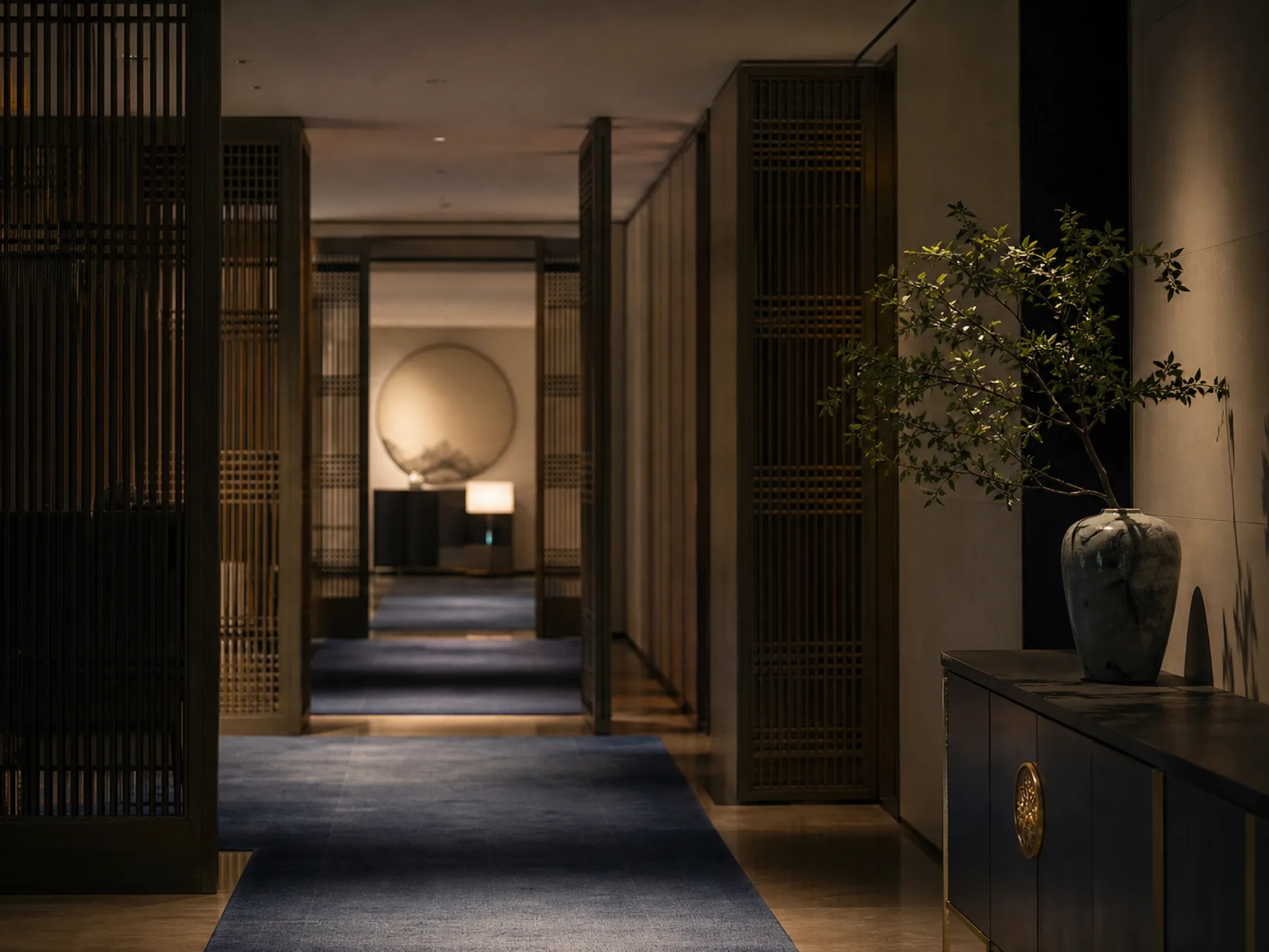 A quiet venue before guest arrival