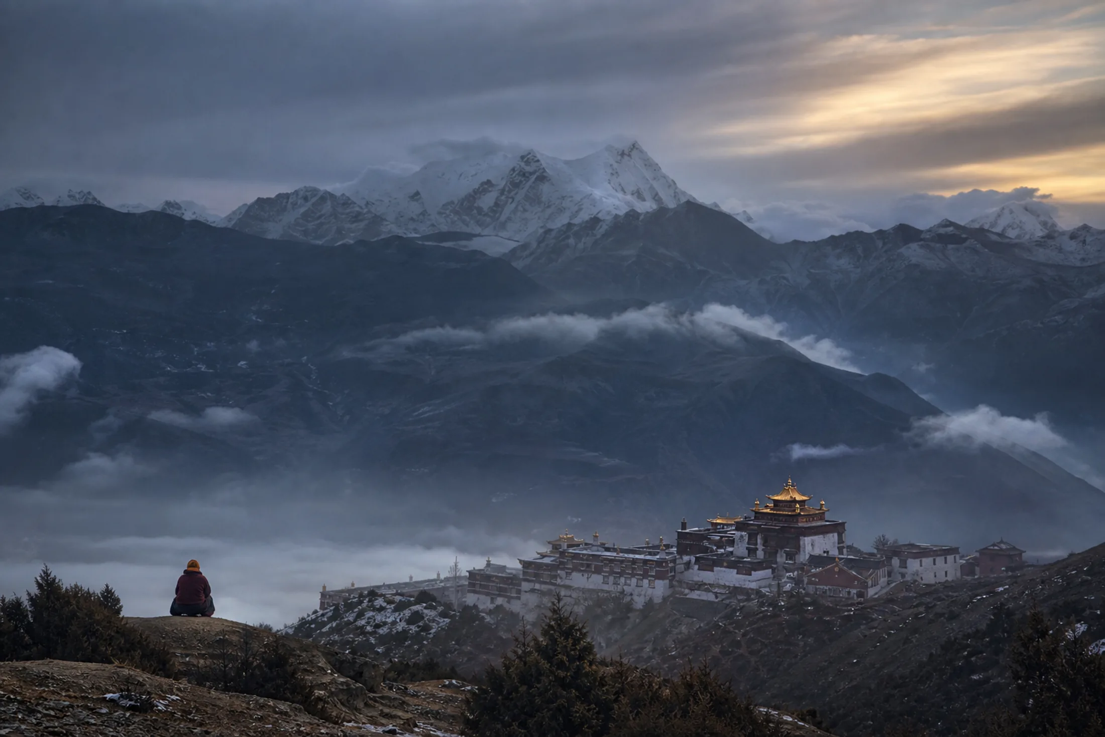 High-altitude Tibetan landscape
